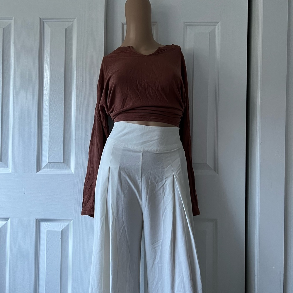 Brown long sleeve shirt